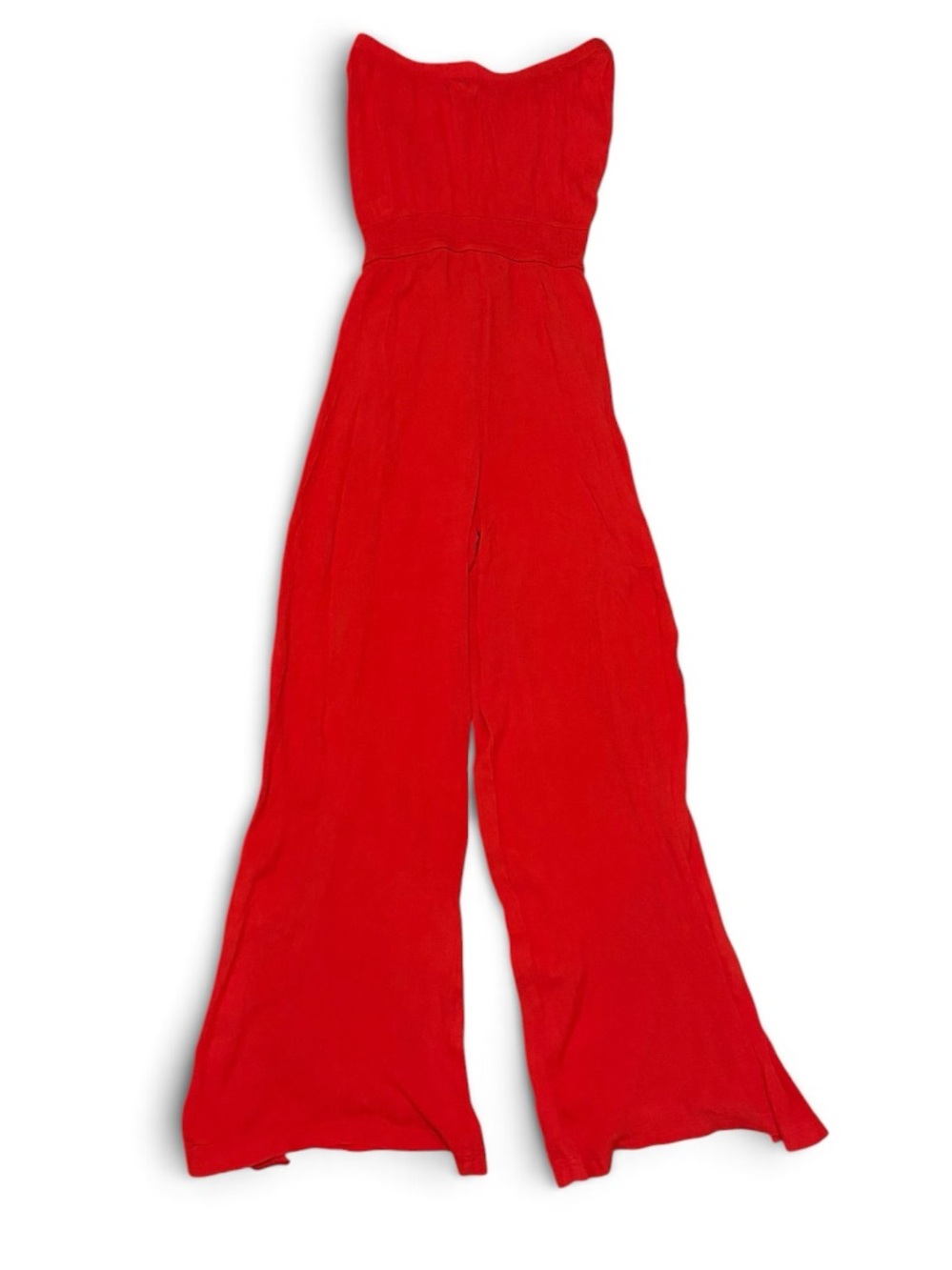 Elan NWT Red Strapless Wide Leg Jumpsuit Size Small - Picture 3 of 7